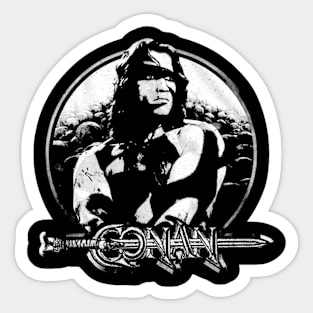 Conan Vintage 80s Sticker